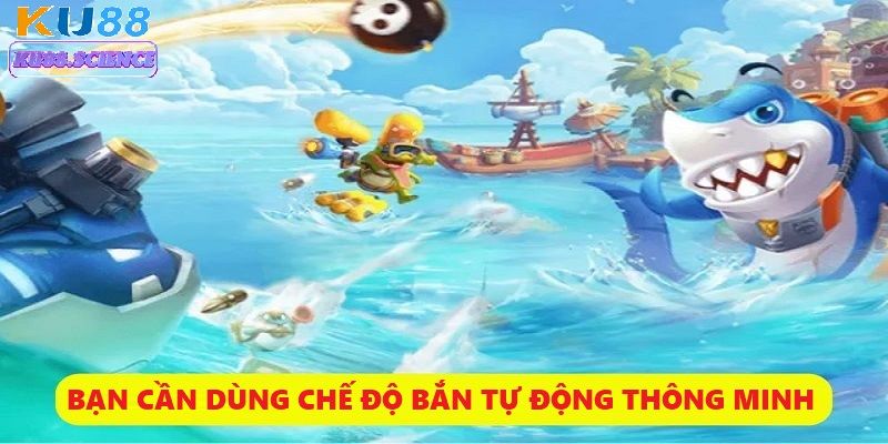 Bật Mí Mẹo Chơi Bắn Cá Luôn Thắng Mà Cao Thủ Ít Khi Tiết Lộ 3 Sử dụng chế độ tự động bắn thông minh giúp bạn dễ dàng tối ưu lợi nhuận hơn